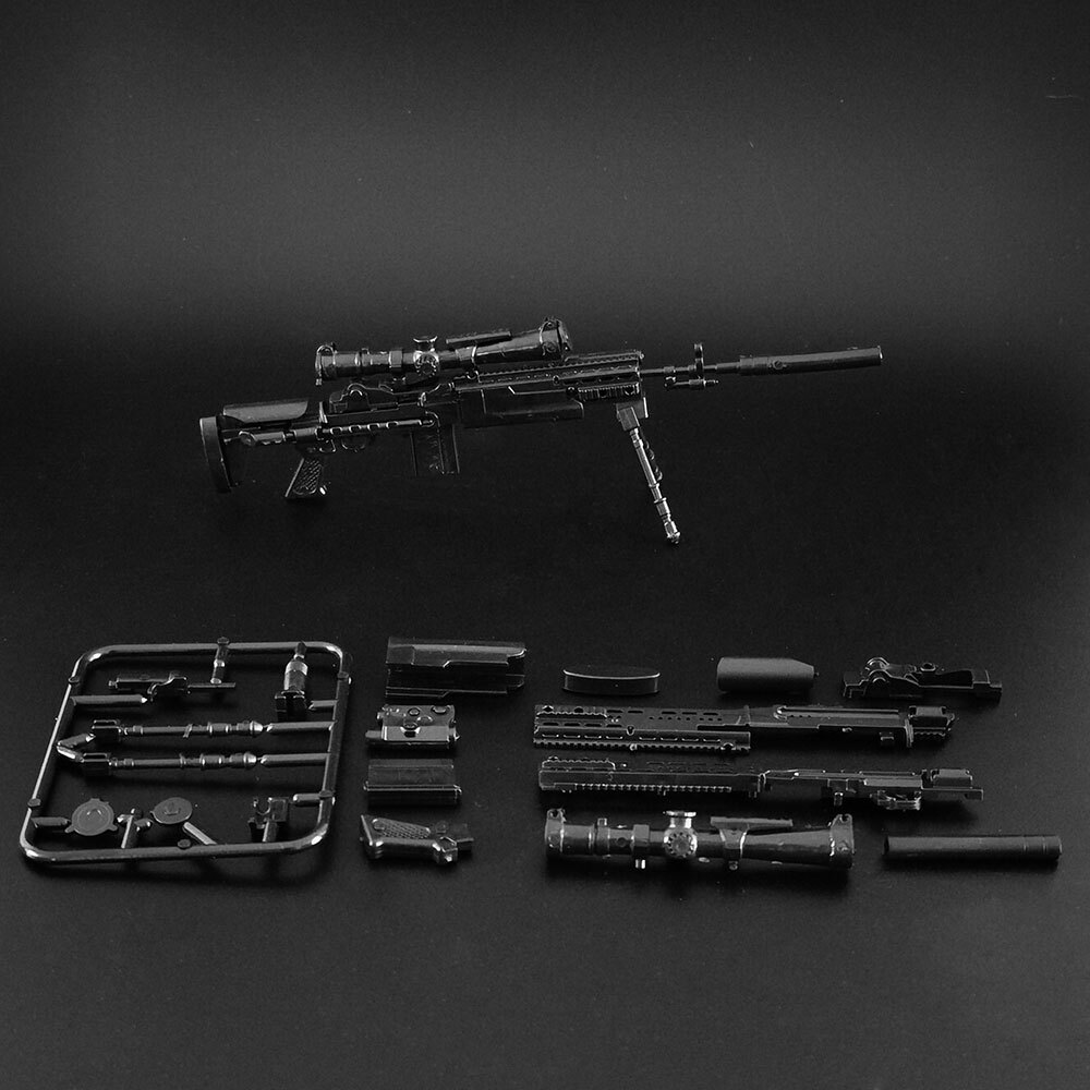 1/6 MK46 MK14 FIM DSR PSG-1 SVD TAC Sniper Rifle weapon