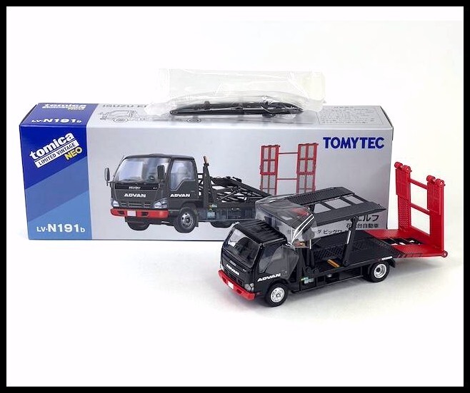 TOMICA Limited Vintage LV-N191b Isuzu Elf Safety Loader Big TOMICA Limited Vintage LV-N191b Isuzu Elf Safety Loader Big