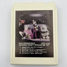Rick Springfield - Success - Restored 8 Track Tape - New Pad and Splice