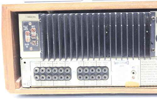 Vintage FISHER 304 Quadraphonic Quad Stereo AM FM Receiver Amplifer Amp HI FI - Picture 6 of 6