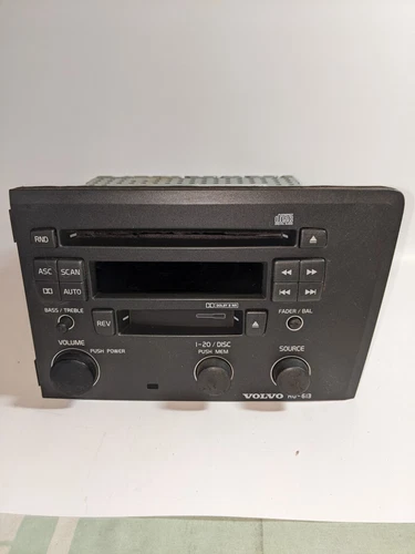Volvo S60 2001-2005 Am/Fm CD/Cassette Radio Receiver OEM 8651153-1