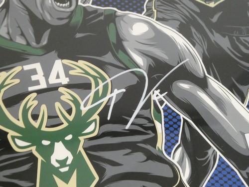 Milwaukee Bucks 2019 Playoffs SIGNED LIMITED POSTER Giannis Antetokounmpo - Picture 4 of 4