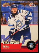 2021-22 21/22 Upper Deck CHL Star Rookie EXCLUSIVES #379 Alex Blais / 100