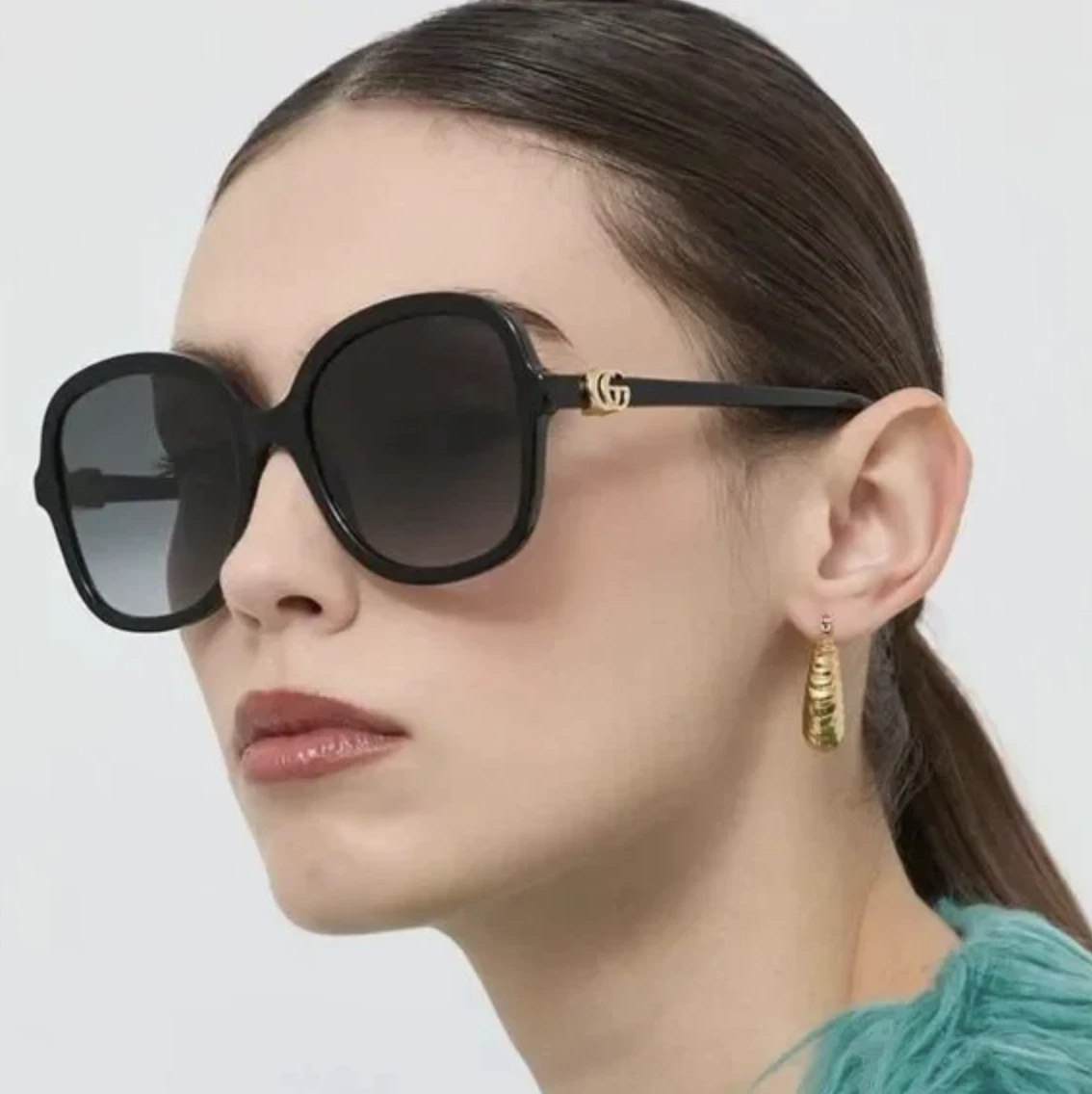 Lunettes de soleil Gucci GG1178S 001 56 56mm 100% authentiques NEUVES