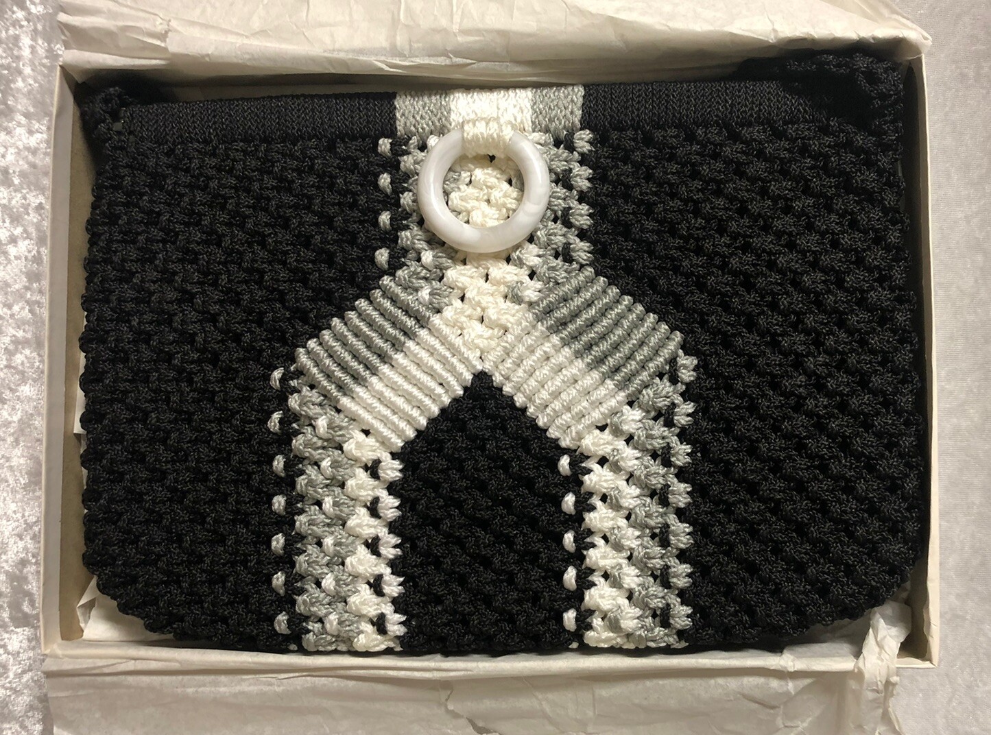 Vintage Macrame Talbott Purse - image 4