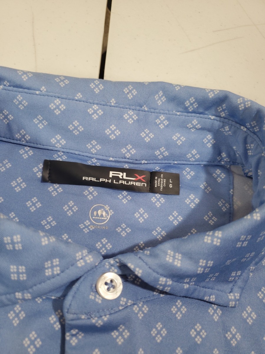 US Open Golf RLX Ralph Lauren Polo Shirt Mens Size Large Blue 2019 US Open Golf RLX Ralph Lauren Polo Shirt Mens Size Large Blue 2019