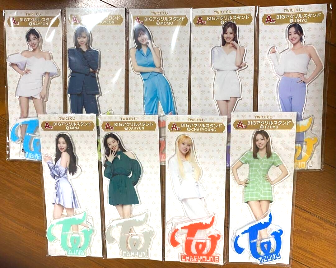 TWICE x Family Mart TWICE Kuji Lottery Official Big Acrylic Stand