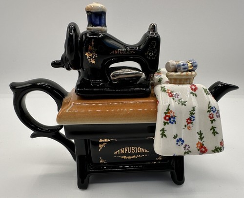 Vintage Cardew Design Mini “Infusion” Sewing Machine Teapot made in England RARE - Picture 5 of 9