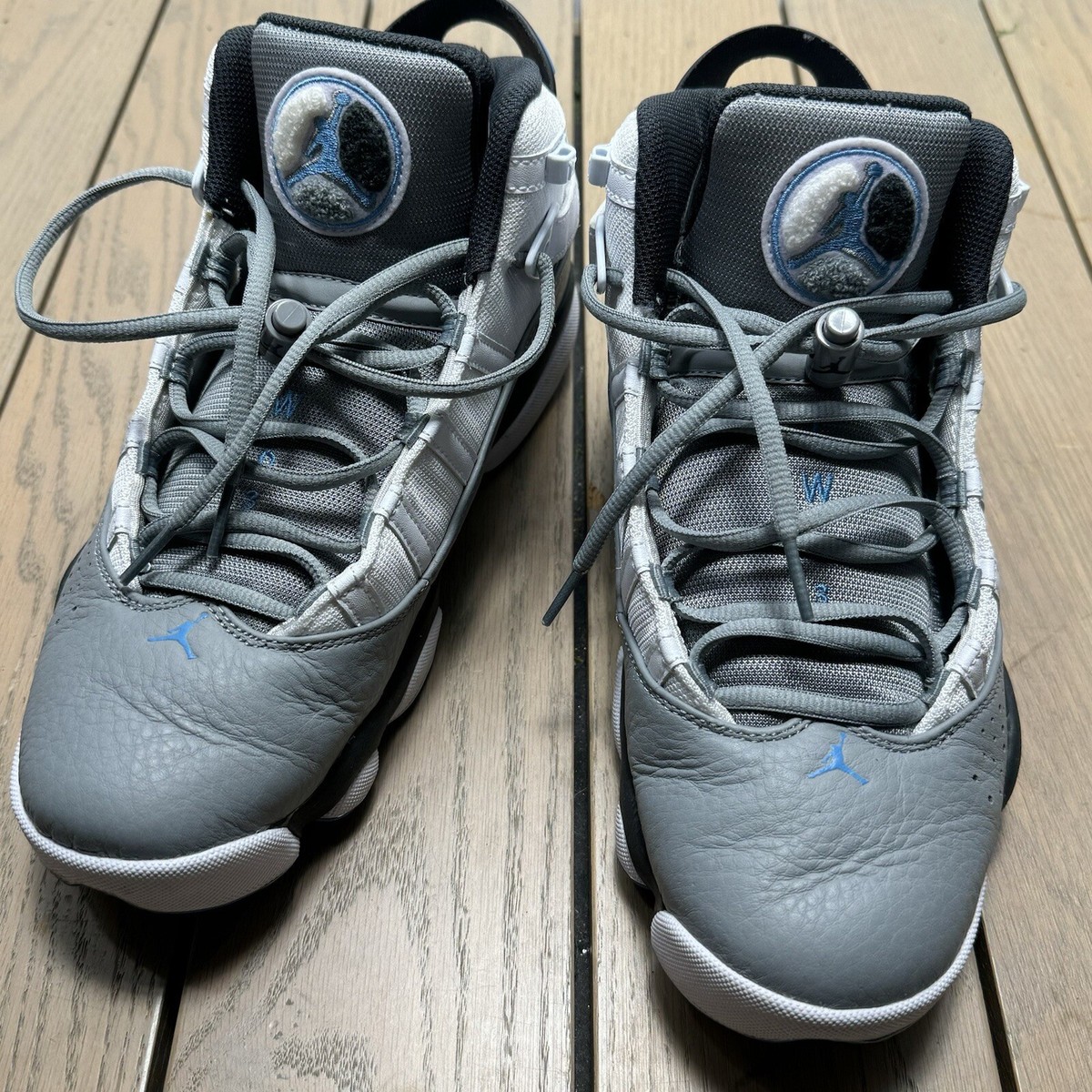Nike Jordan 6 Rings White Particle Gray Dutch Blue 32299 110  display picture 2