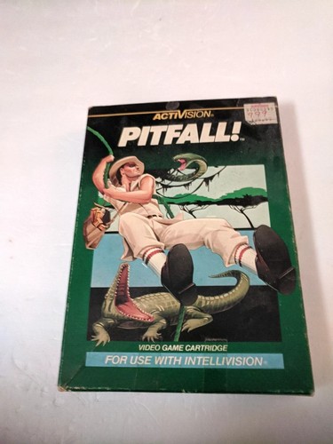 Intellivision PITFALL Videospiel mit Overlays GETESTET - FUNKTIONIERT - Bild 2 von 12