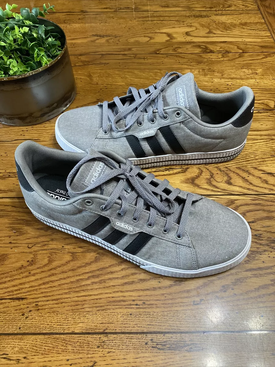 adidas Men s Daily 3.0 Skate Shoe Dove Grey Core Black Cloud size