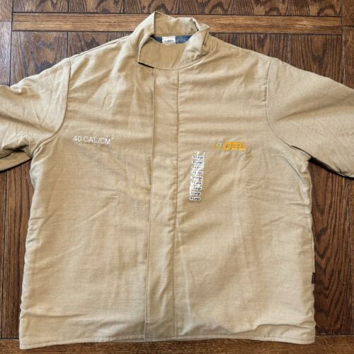 OEL Arc Flash Jacket XL 40CAL/CM2 Nomex Made In USA New - Picture 2 of 13