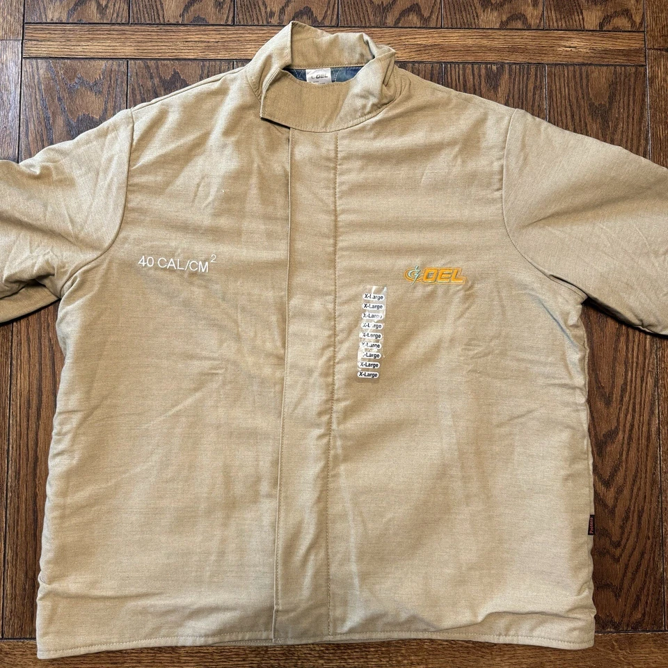 OEL Arc Flash Jacket XL 40CAL/CM2 Nomex Made In USA New - Image 2 of 4
