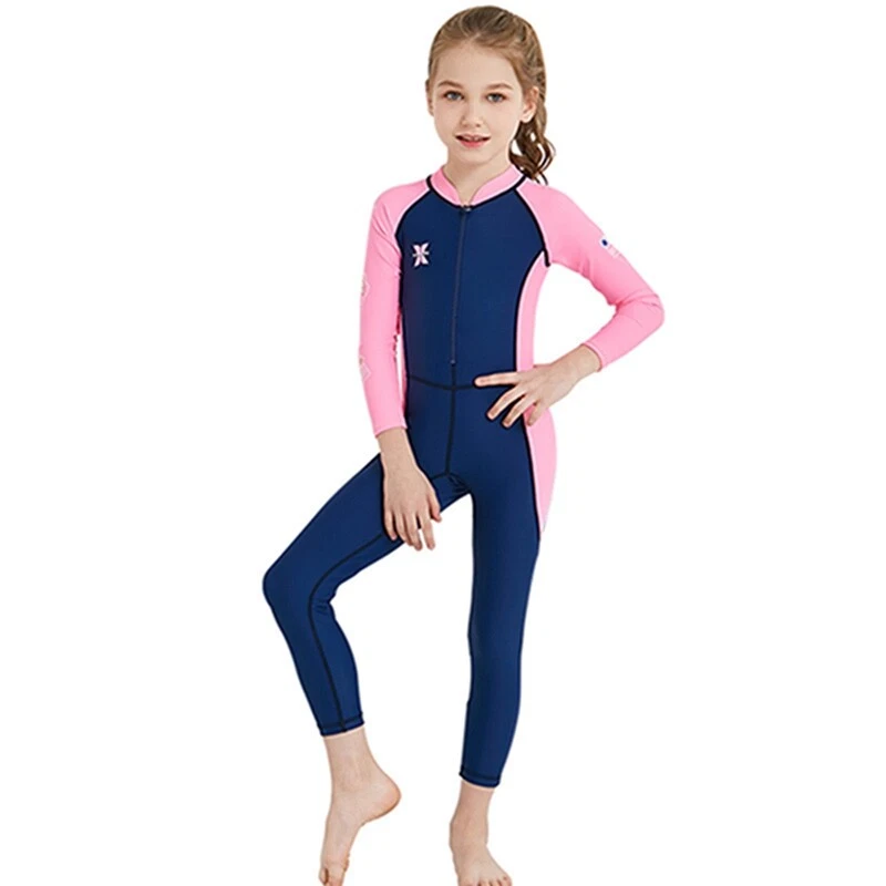 Kids Diving Suit Long Sleeve Surfing Fast Drying UV Protection Swimming Wetsuit - Image 4 of 4