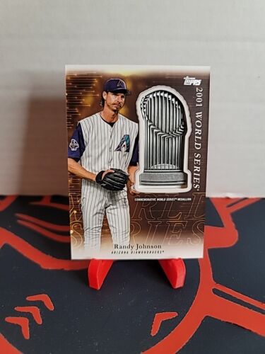 2023 Topps Update Randy Johnson World Series Medallion Relic #PTM-RJ D-Backs HOF