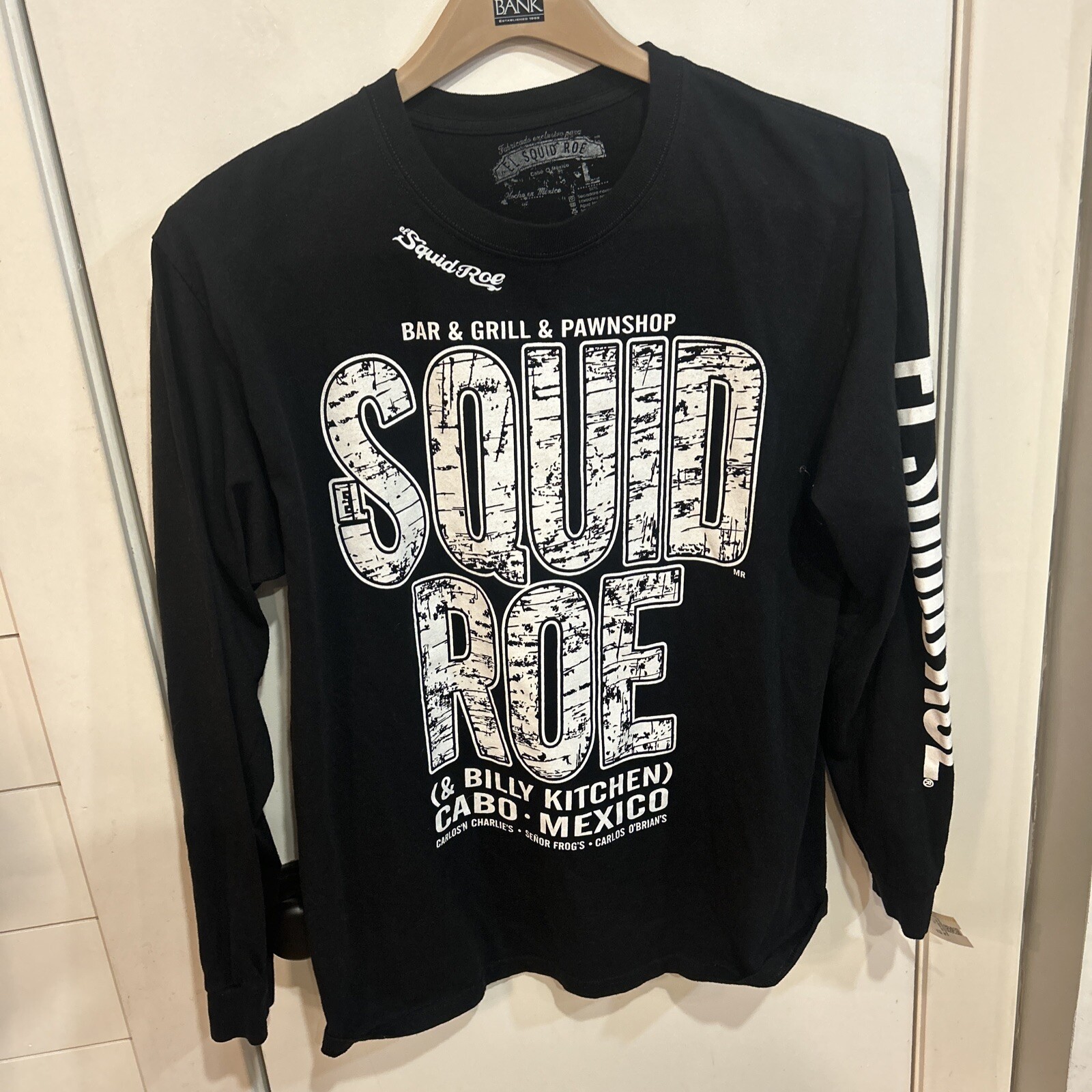 FILA Maglietta a maniche lunghe El Squid Roe Shirt Bar & Grill & Pewnshop Cabo Mexico grafica