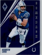 2019 Panini Phoenix Comeback Blue #1 Andrew Luck /35 - NM-MT