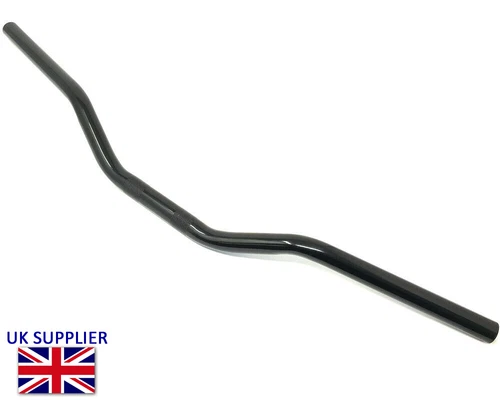 Motorcycle Handlebars 25mm 1" Drag Bars Flat Tracker Custom Brat Bike Scrambler