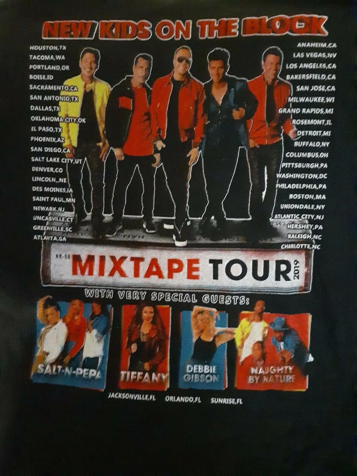 New Kids on the Block - The Mixtape tour poster