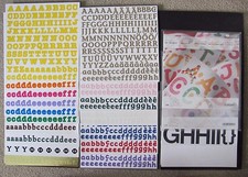 CREATIVE MEMORIES ABC/123 BOLD/CLASSIC/CLASSY/SASSY/Monogram Letters U choose