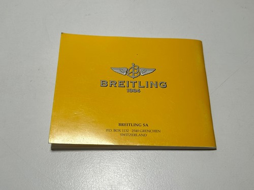 Set Booklet Breitling Shadow Flyback Instruction Manual And Service - Picture 10 of 16