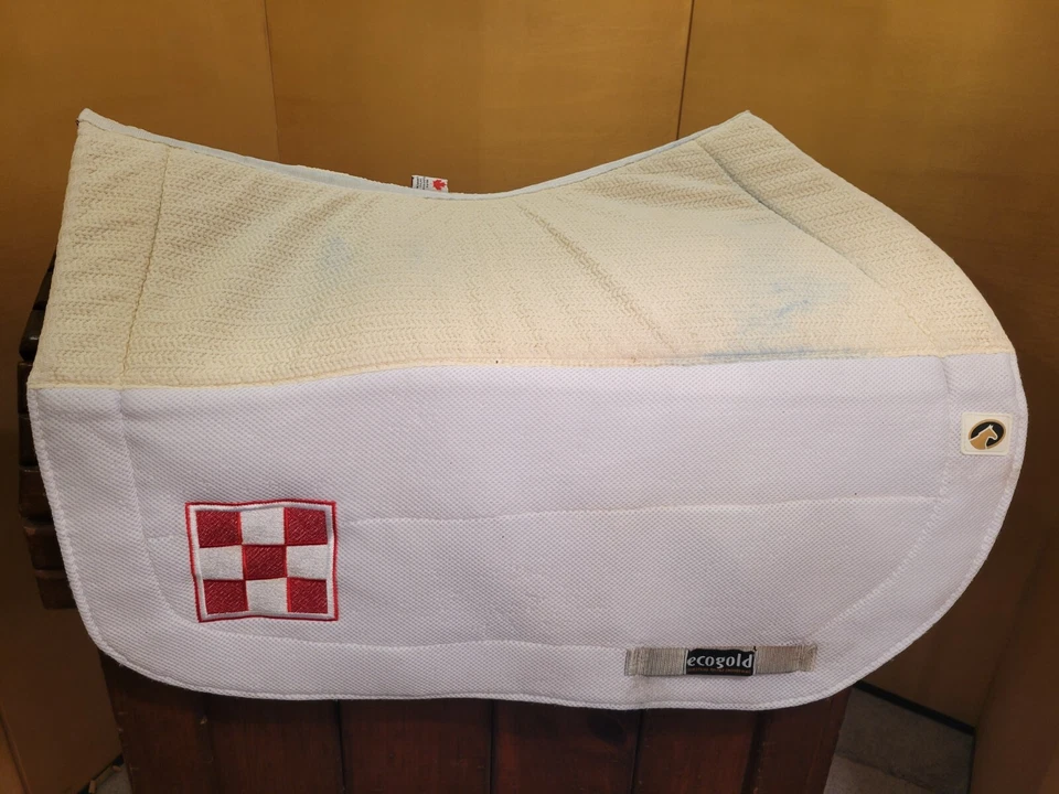 Almohadilla de puente segura EcoGold. Color: Blanco. Tamaño estándar. ¡Buen estado! Foto 3 de 4