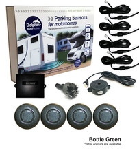 Motorhome RV Reversing Parking Sensors 4 Sensor Kit Reverse Park Bottle Green