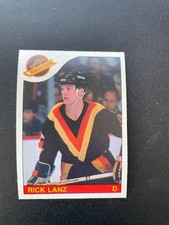 1985-86 O-Pee-Chee OPC #197 Rick Lanz - Vancouver Canucks MINT