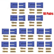 20Pcs EC5 Device Connector Plug for RC Car Plane Helicopter Lipo Battery ESC
