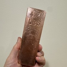 4.2 Lb Copper Hand Poured Bar