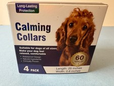 Calming Collars for Dogs of all Sizes - Box of 4 Collars with Pheromones 25" NEW