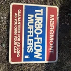 Vintage Original Maremont Muffler  Oil Gas Company Metal Sign