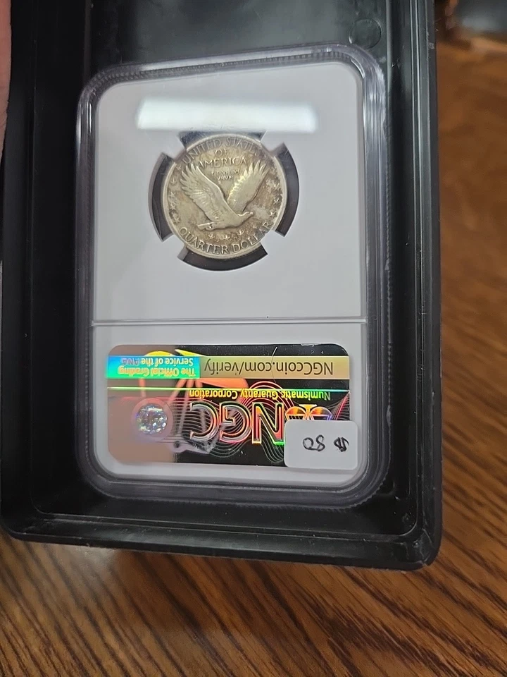 1927-S Standing Liberty Silver Quarter - NGC VG10  - Image 2 of 2
