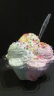 FAUX FAKE ARTIFICIAL SCOOP ICE CREAM DISPLAY STAGE FILM DINER TV PROP