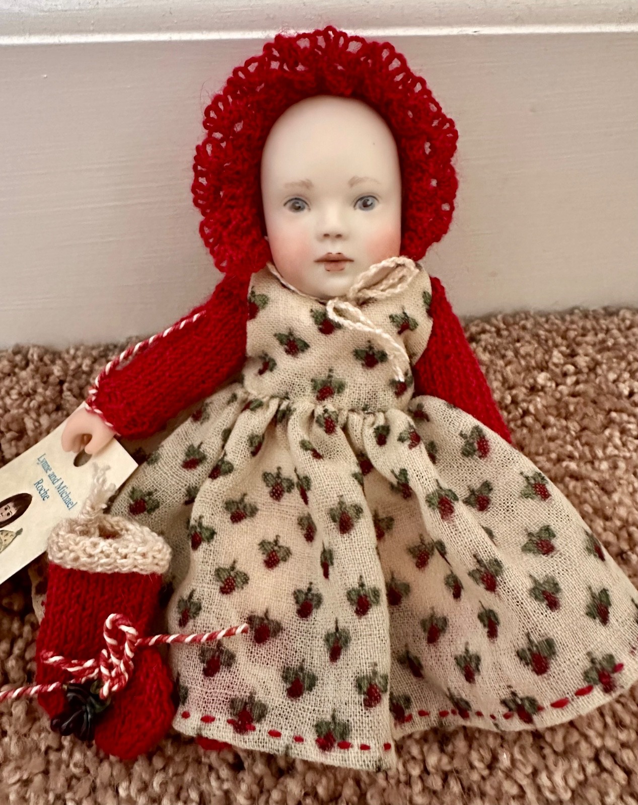 Baby Dot Christmas Special Doll by Lynne and Michael Roche 2019