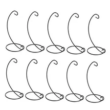 OwnMy 10 Packs of Ornament Display Stand Holder Iron Hanging Rack for Hanging 