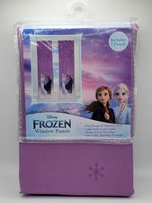NEW Disney FROZEN Window Panels 2 Panels 82" wide x 63" long