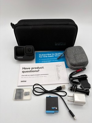 GoPro Hero 9 Black Action Video Camera 5.3K Ultra HD Waterproof w/Accessories