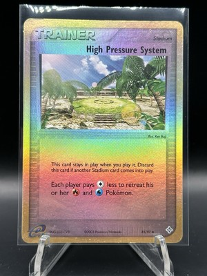 #ad Pokémon 2003 High Pressure System 85 97 Dragon Trainer Stadium Reverse Holo Lp $2.99