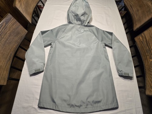 Wonder Nation Girls Sage Green Water & Wind Resistant Rain Jacket Sz 18 XXL EUC! - Picture 12 of 22