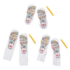 Reflexology Socks Reflection Area Foot Massage Socks for Daily Use Beauty Salon