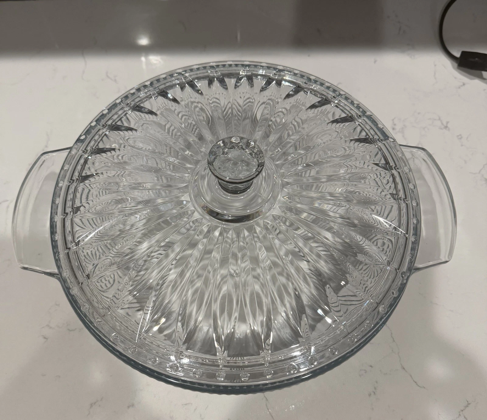 Pioneer Woman Adeline 2.5qt Round Clear Glass Casserole Dish with Glass Lid