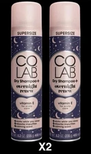 2 Pack Co Lab Dry Shampoo Overnight Renew Vitamin E Scalp Care Calming Scent 8oz