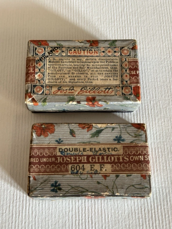 Винтажный плакат Nibs каллиграфии ручки советы смешанный лот надписи инструмент набор с коробкой - Изображение 3 из 4