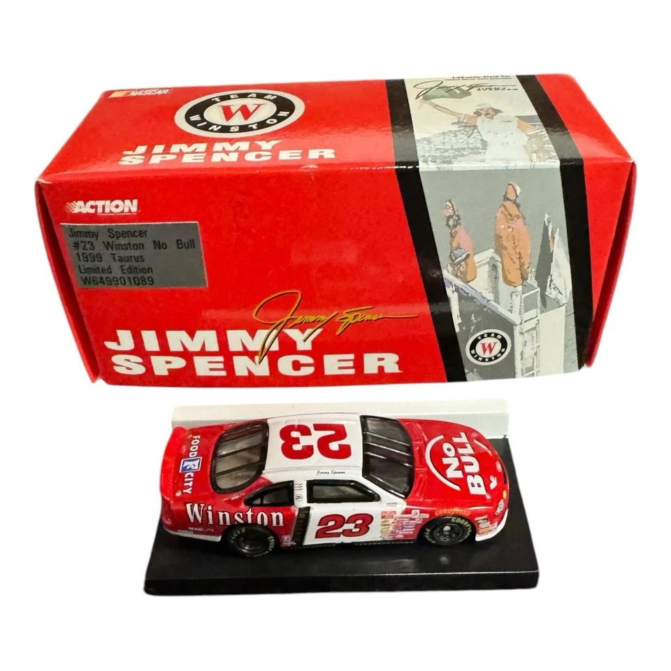 Jimmy Spencer #23 Winston No Bull Red 1999 Taurus 1:64 Die Cast edición limitada Foto 2 de 2