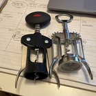 Lot of 2  Corkscrew Wine Bottle Openers-OXO Black Softgrips & Silver Metal EUC — photo 9