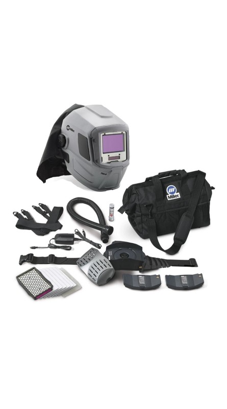 Miller T94-R Auto-Darkening Welding Helmet Kit Gray Polycarbonate 4 Sensors