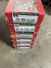 Hornady Custom Grade Dies Rifle Handgun -- Multiple Available NEW