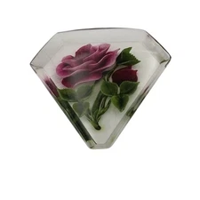 VINTAGE lucine pink rose Brooch gift idea for her Patent 2066969 Christmas holid