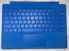 Microsoft Surface Pro 3, 4, 5, 6 Type Cover Backlit Keyboard Cobalt Blue